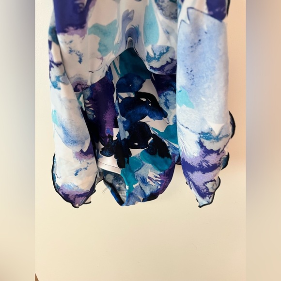 Maxine of Hollywood Women's Swimsuit Size 6 Floral One Piece Skirt Dress Sample - Picture 4 of 12